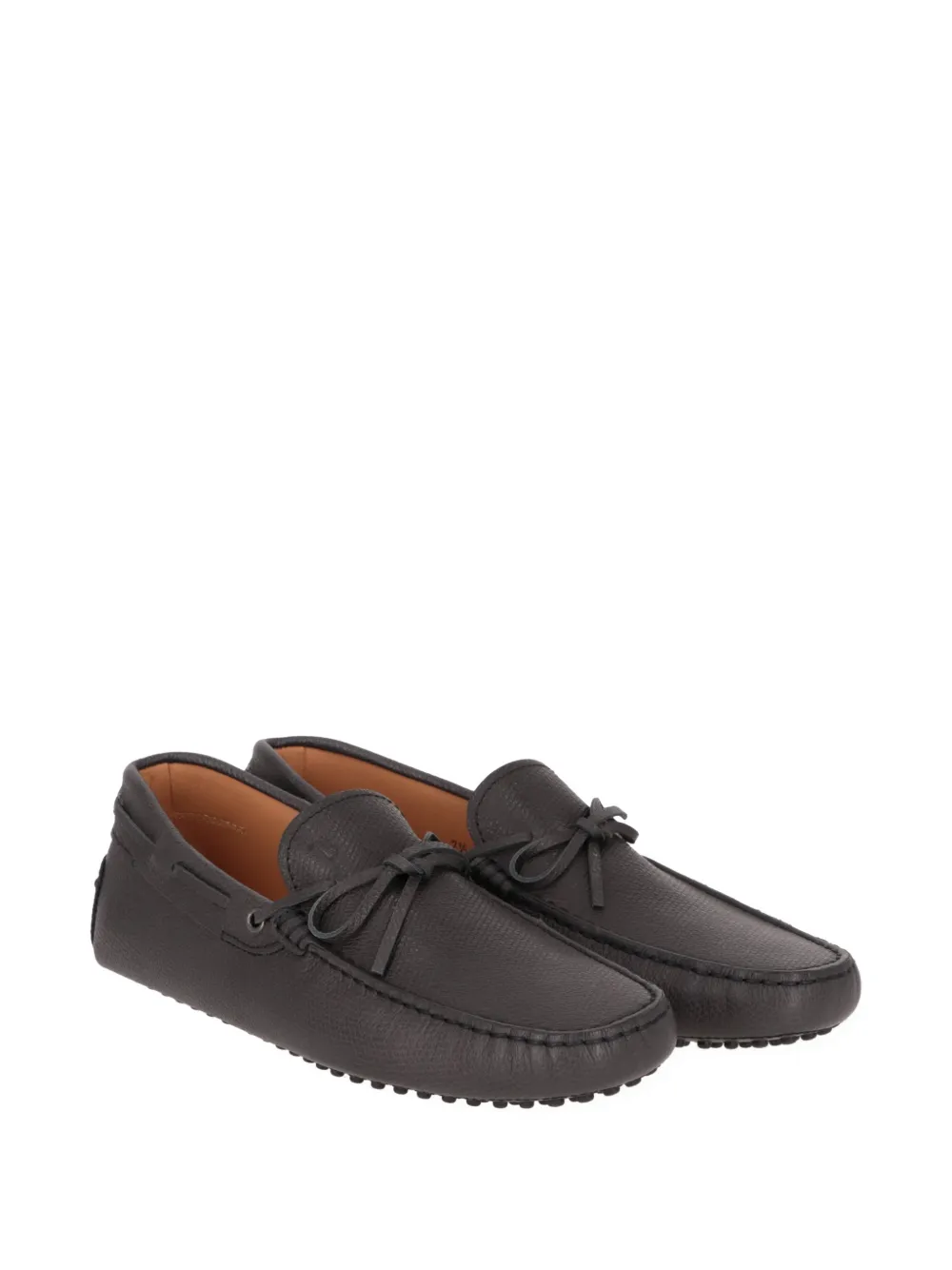 Tod's Gommino leather loafers Zwart
