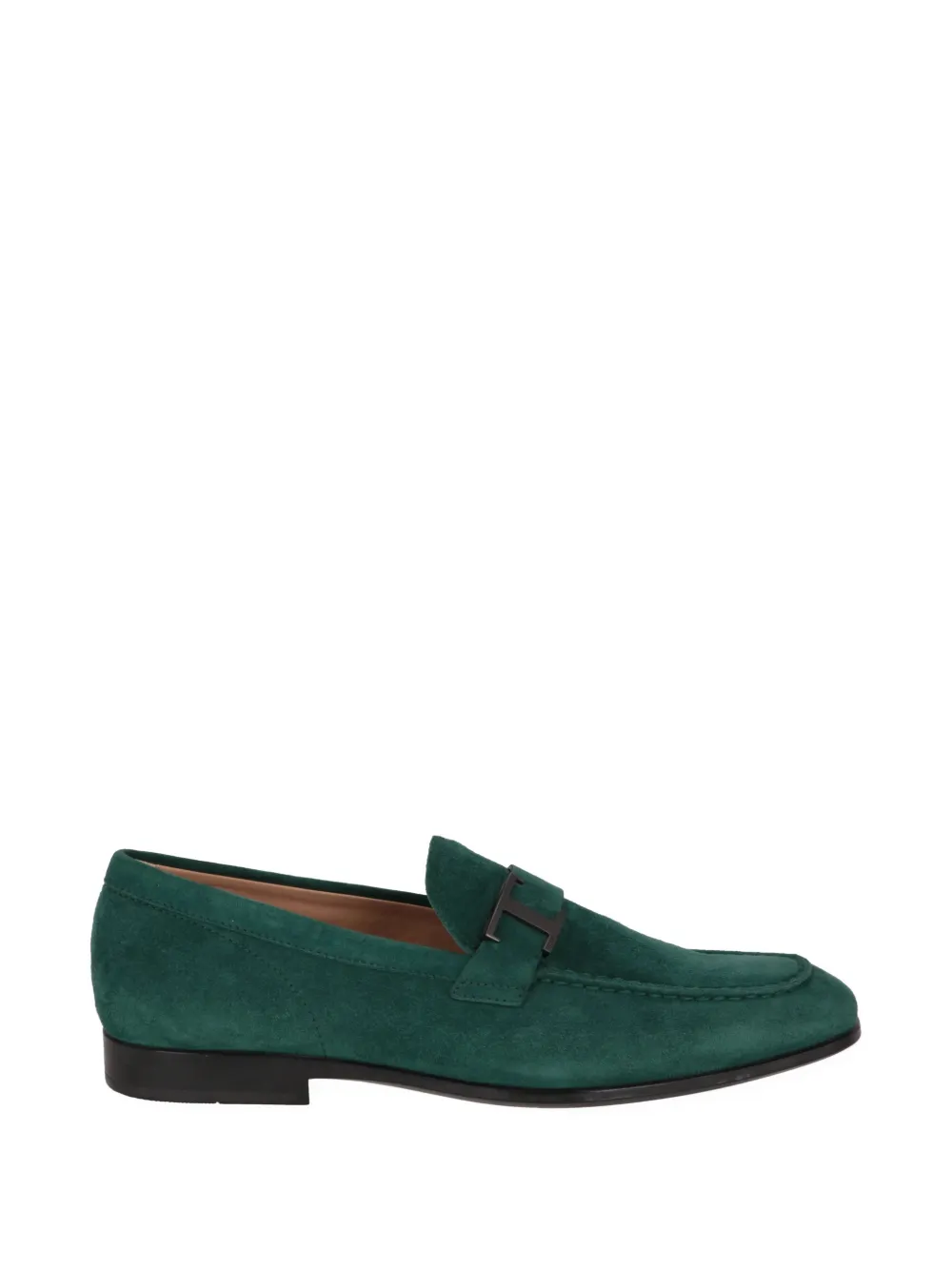 Tod's T Timeless suede loafers - Verde
