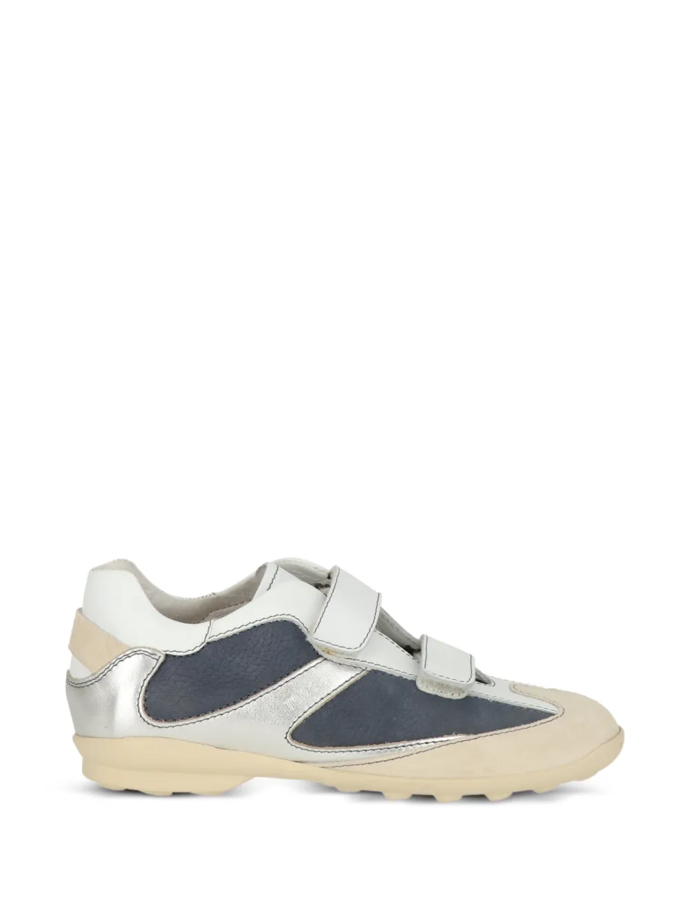 Tod's Kids touch-strap panelled sneakers Zilver