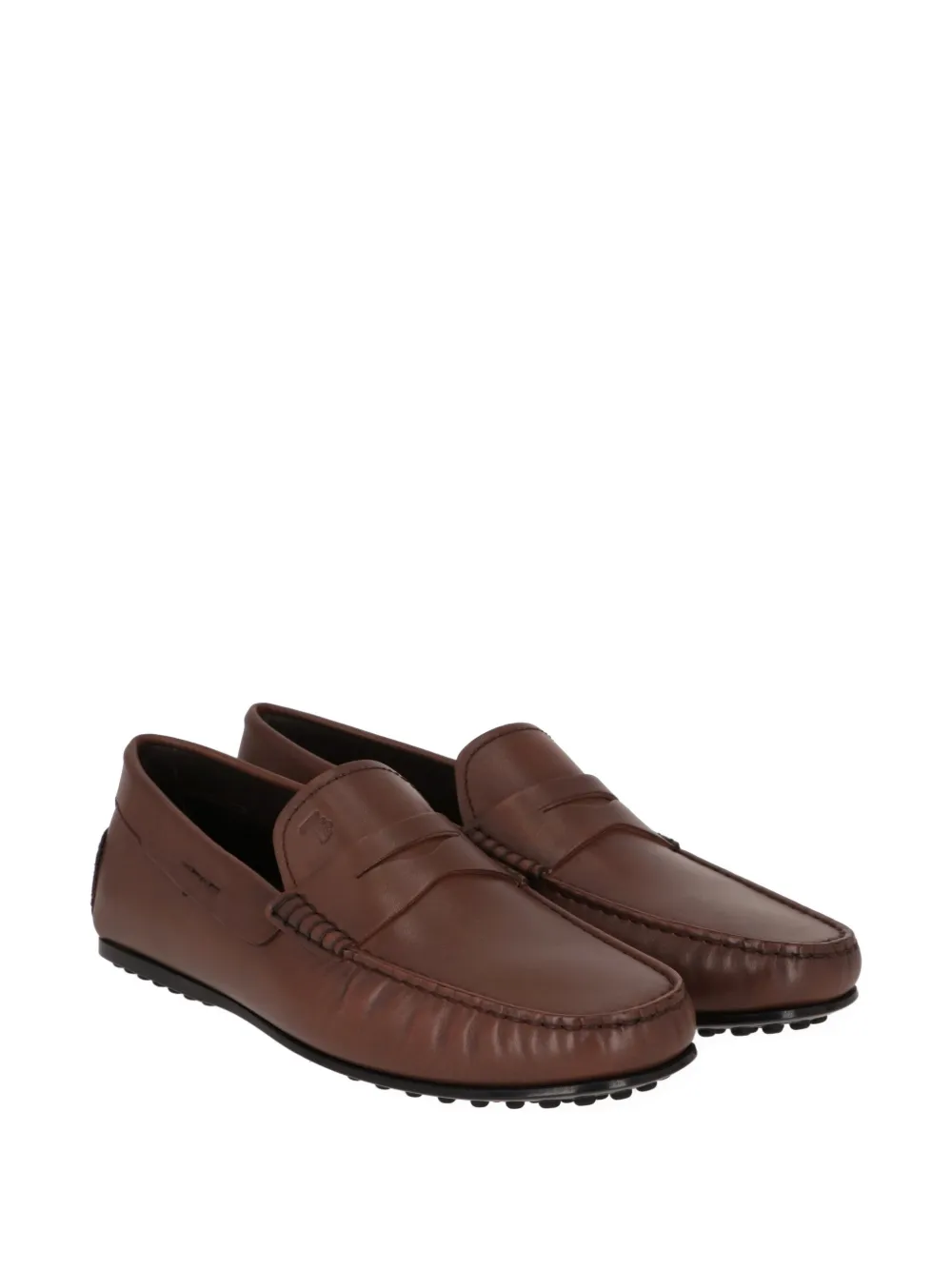 Tod's Gommino leather loafers Bruin
