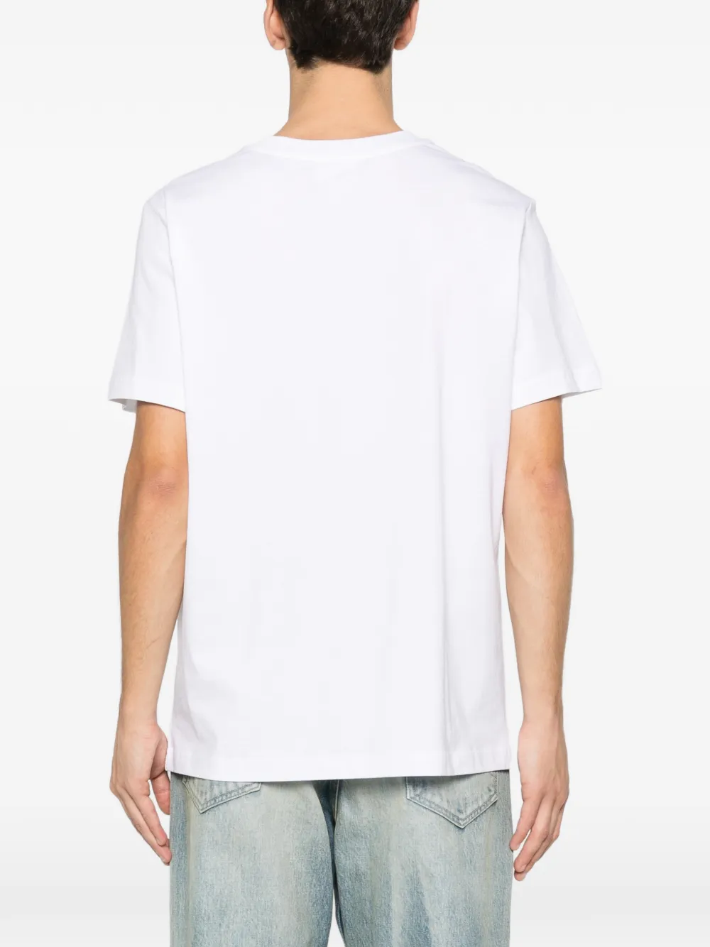 A.P.C. T-shirt met logodetail Wit