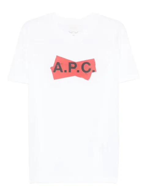 A.P.C. logo-detail T-shirt