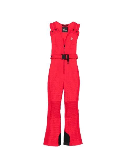 Moncler Grenoble textured belted jumpsuit