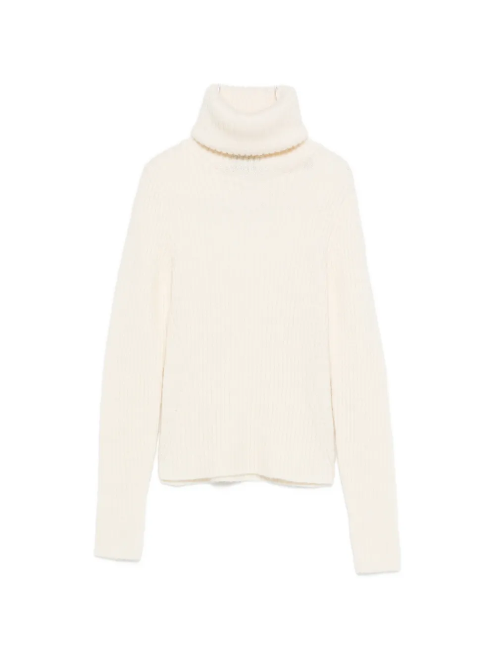 Moncler Grenoble roll-neck ribbed jumper - Bianco