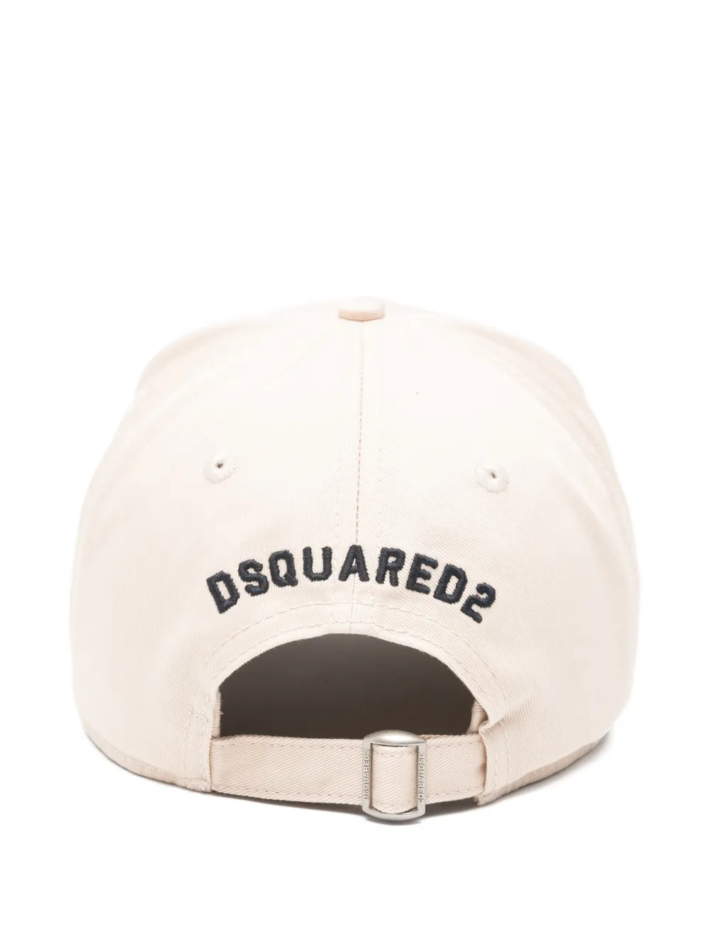 DSQUARED2 D2 College distress-detail baseball cap - Beige