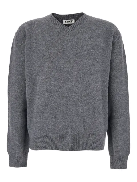 COOR V-neck long-sleeve sweater
