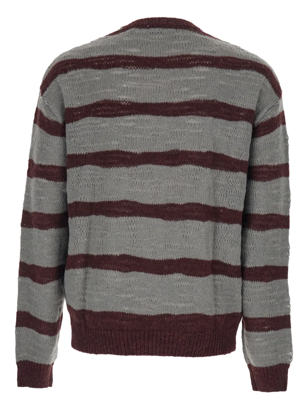 COOR striped crew-neck sweater - Grijs