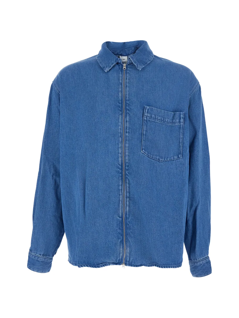 Won Hundred Zayne pocket zip shirt - Blu