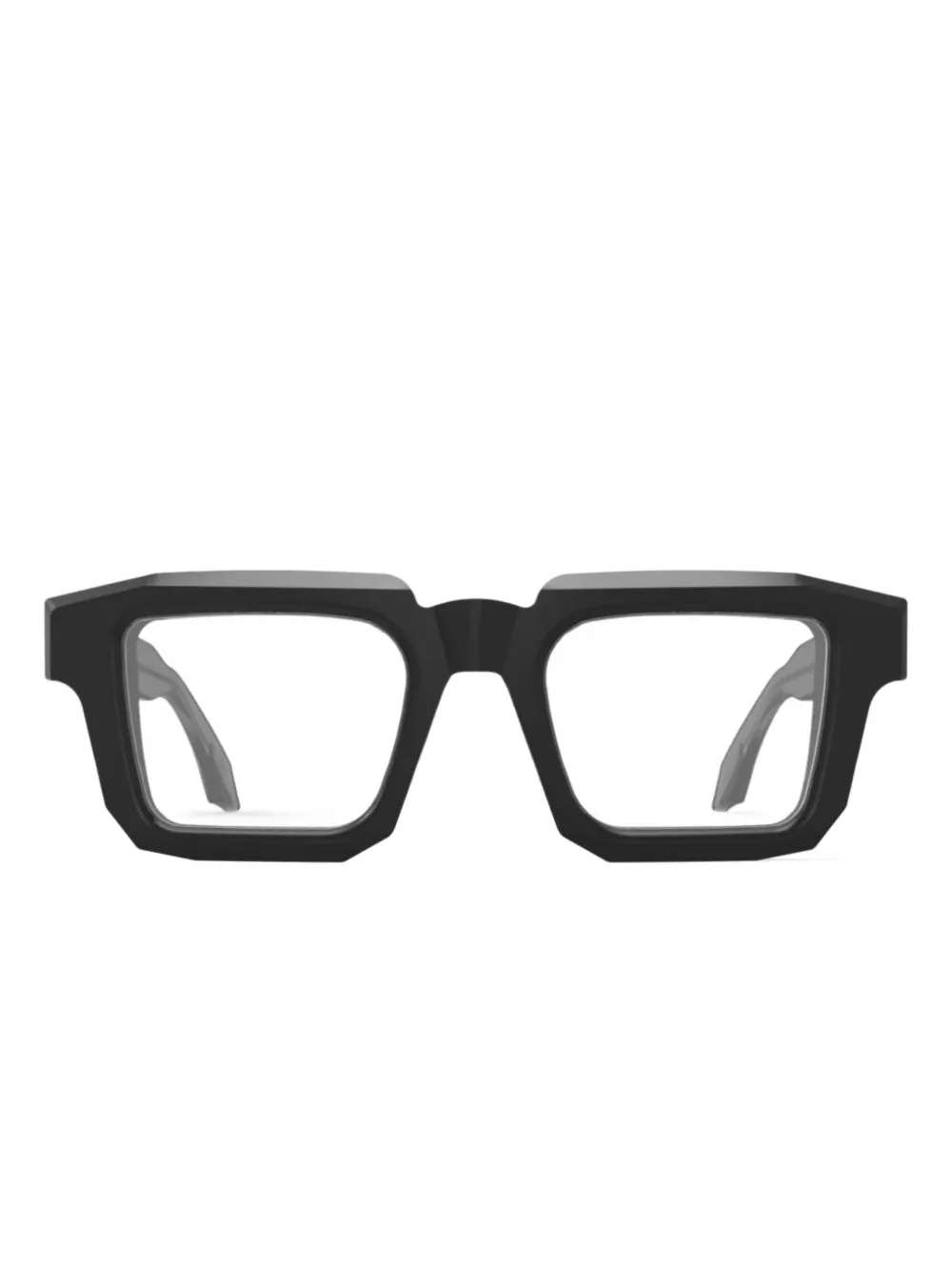pugnale Smooth geometric-frame glasses | Black | Image 1