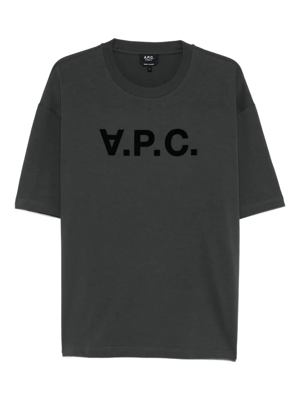 A.P.C. logo-detail T-shirt | gris | Image 1