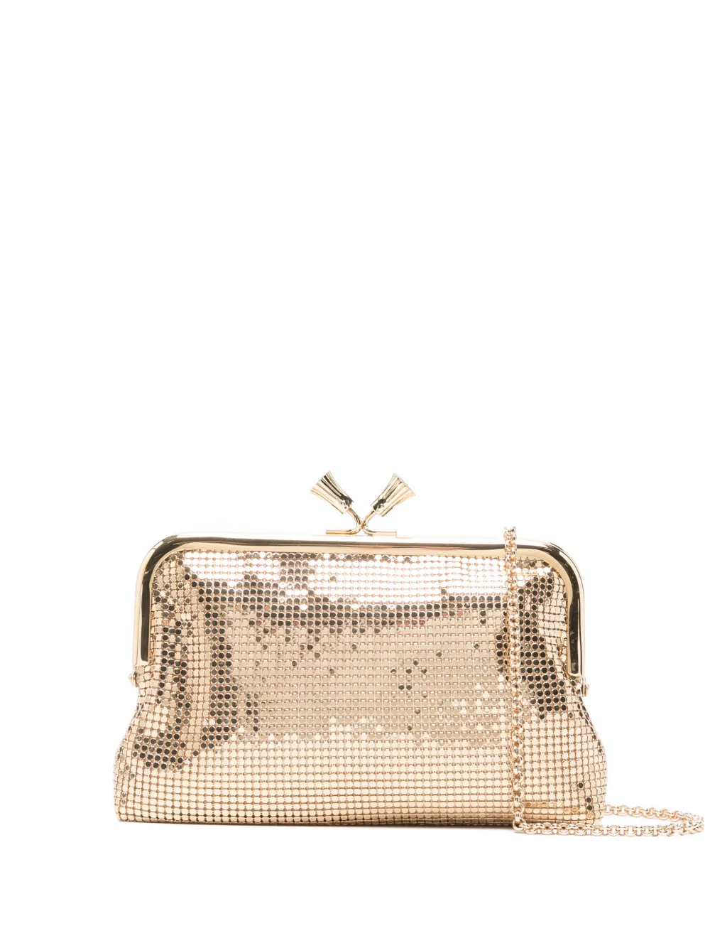 Anya Hindmarch Maud Clutch Bag In Gold