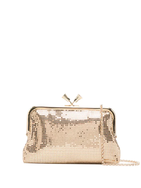 Anya Hindmarch Maud Clutch Bag | Gold | FARFETCH JO