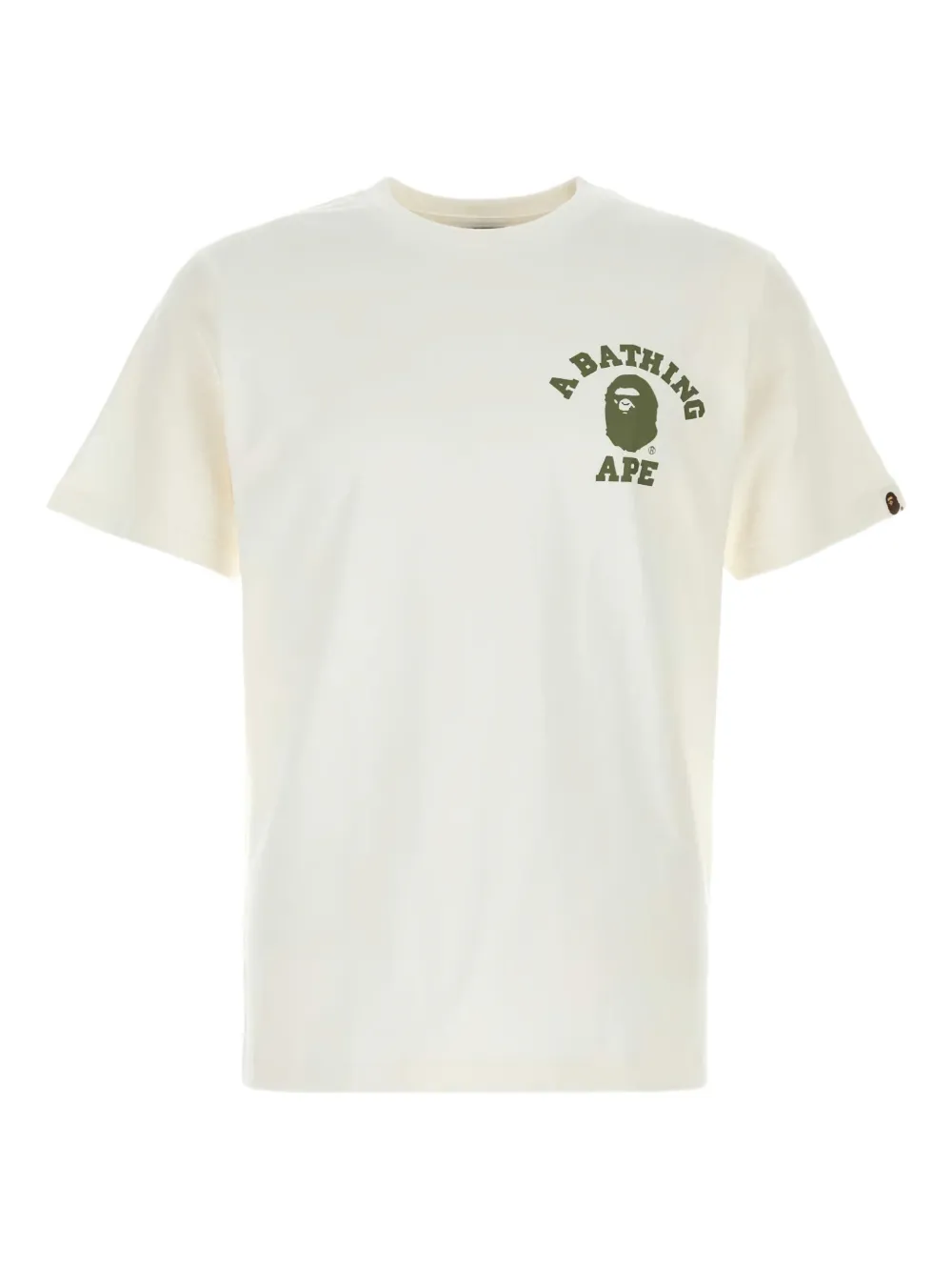 A BATHING APE® playera con logo estampado | blanco | Image 1
