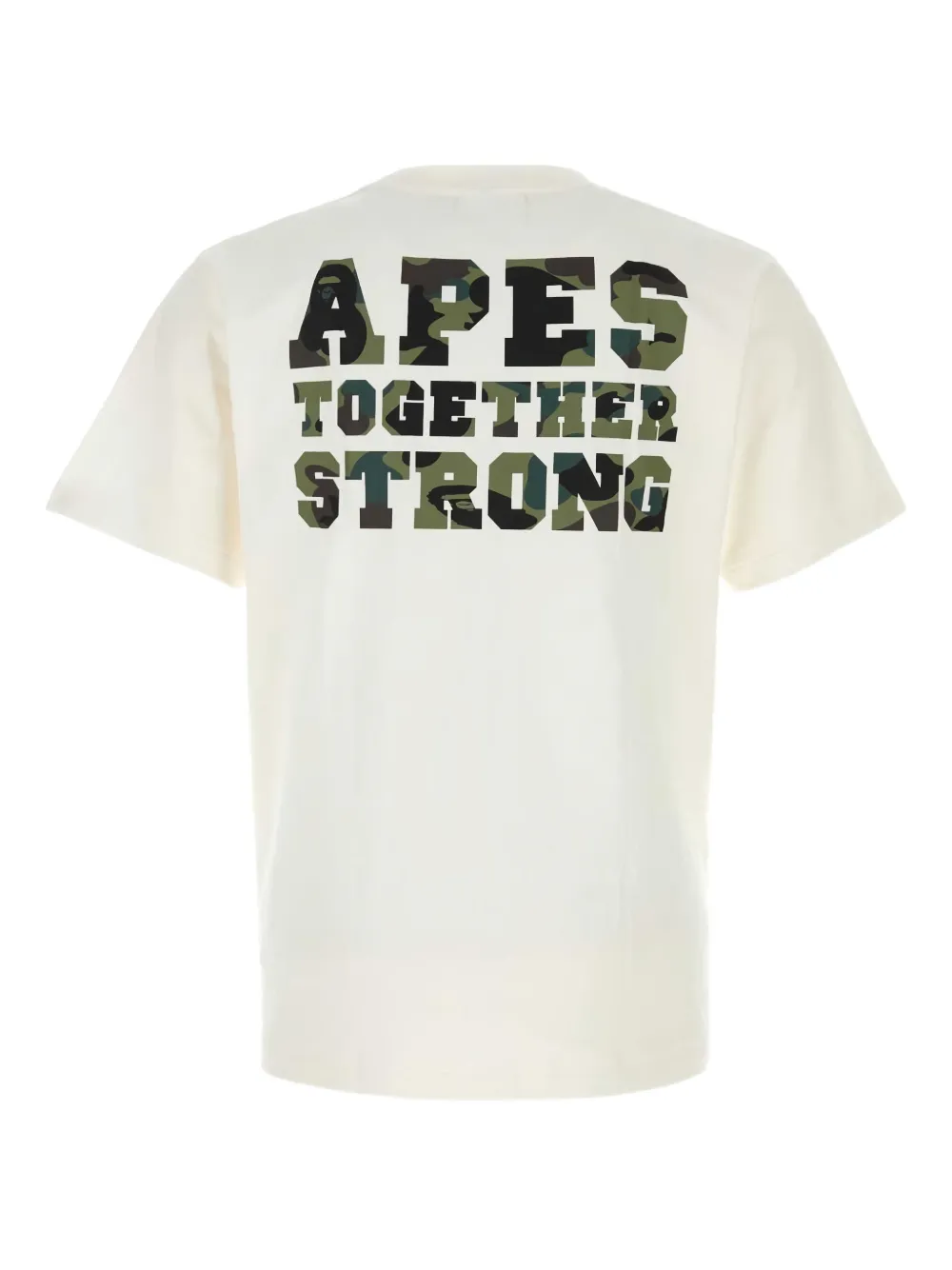 A BATHING APE logo T-shirt - Wit