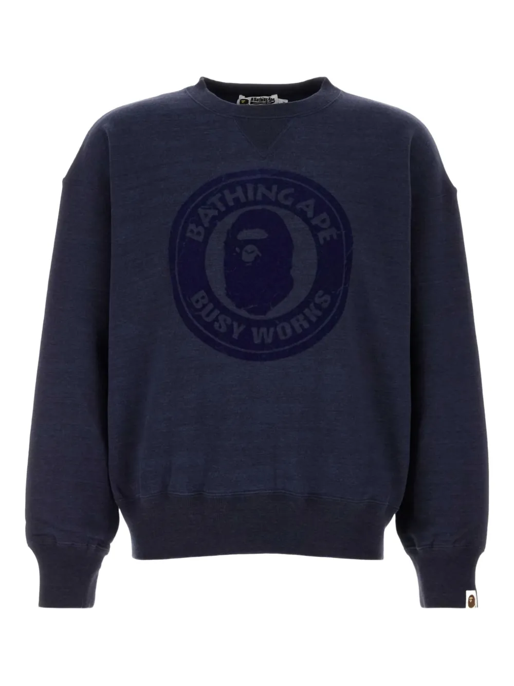 A BATHING APE® cotton printed sweater | Blue | Image 1