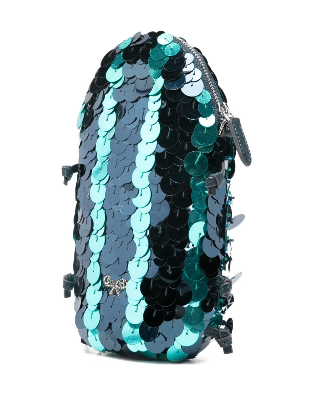  Anya Hindmarch Sequin Embellished Clutch Bag - Blue 