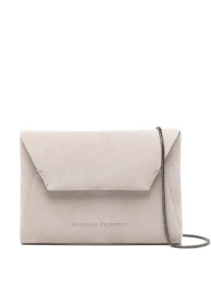 Brunello Cucinelli チェーンストラップ ミニバッグ | ニュートラル