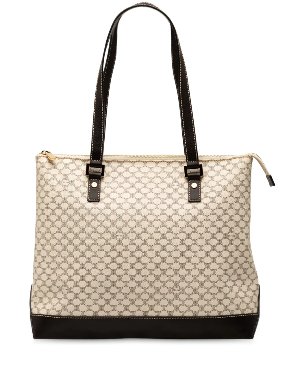 Celine Pre-Owned 2000 Macadam Coated Canvas tote bag | Brown | Image 1