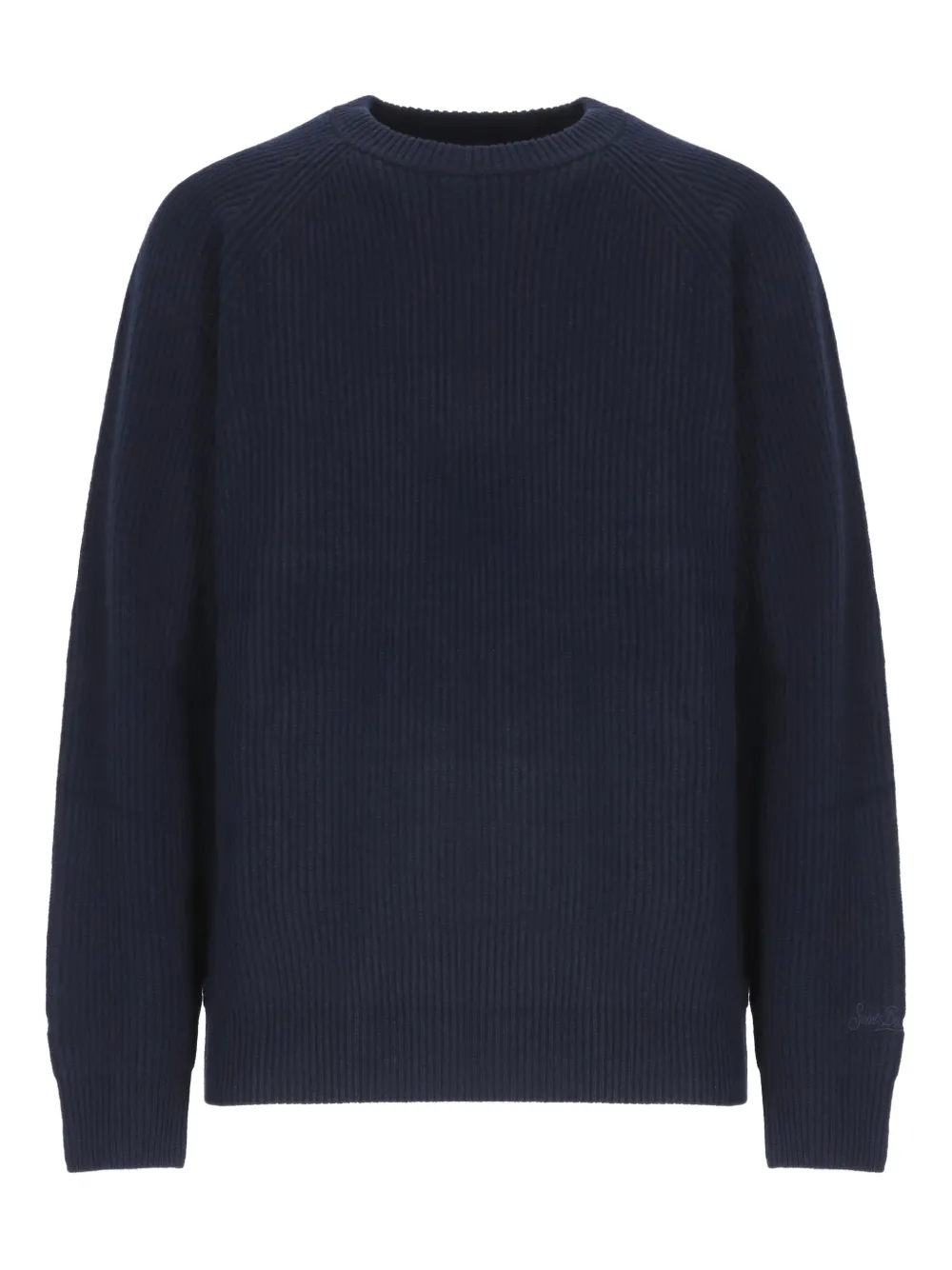 MC2 Saint Barth raglan-sleeves ribbed sweater | Blue | Image 1
