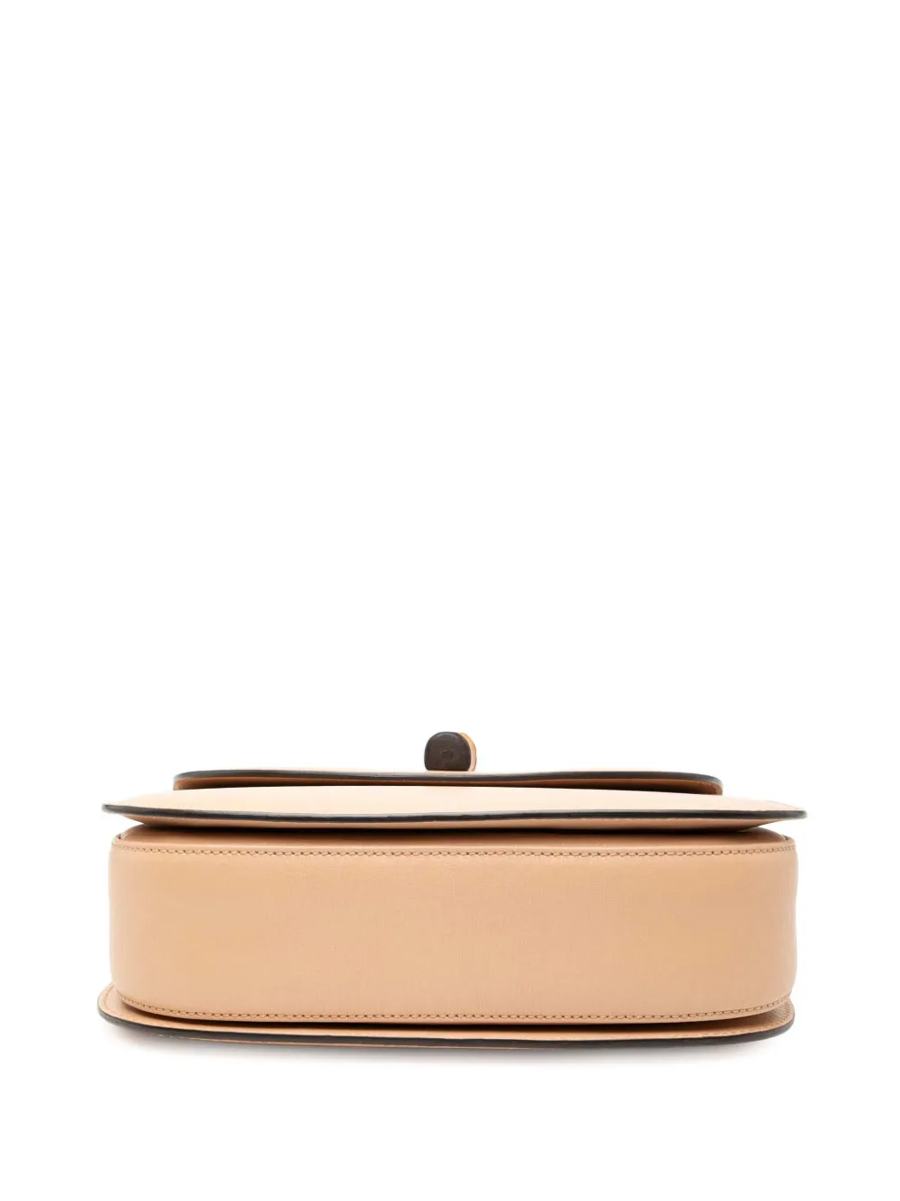 Pre-owned Gucci 2000-2015 Calfskin Bamboo Night Satchel In Brown