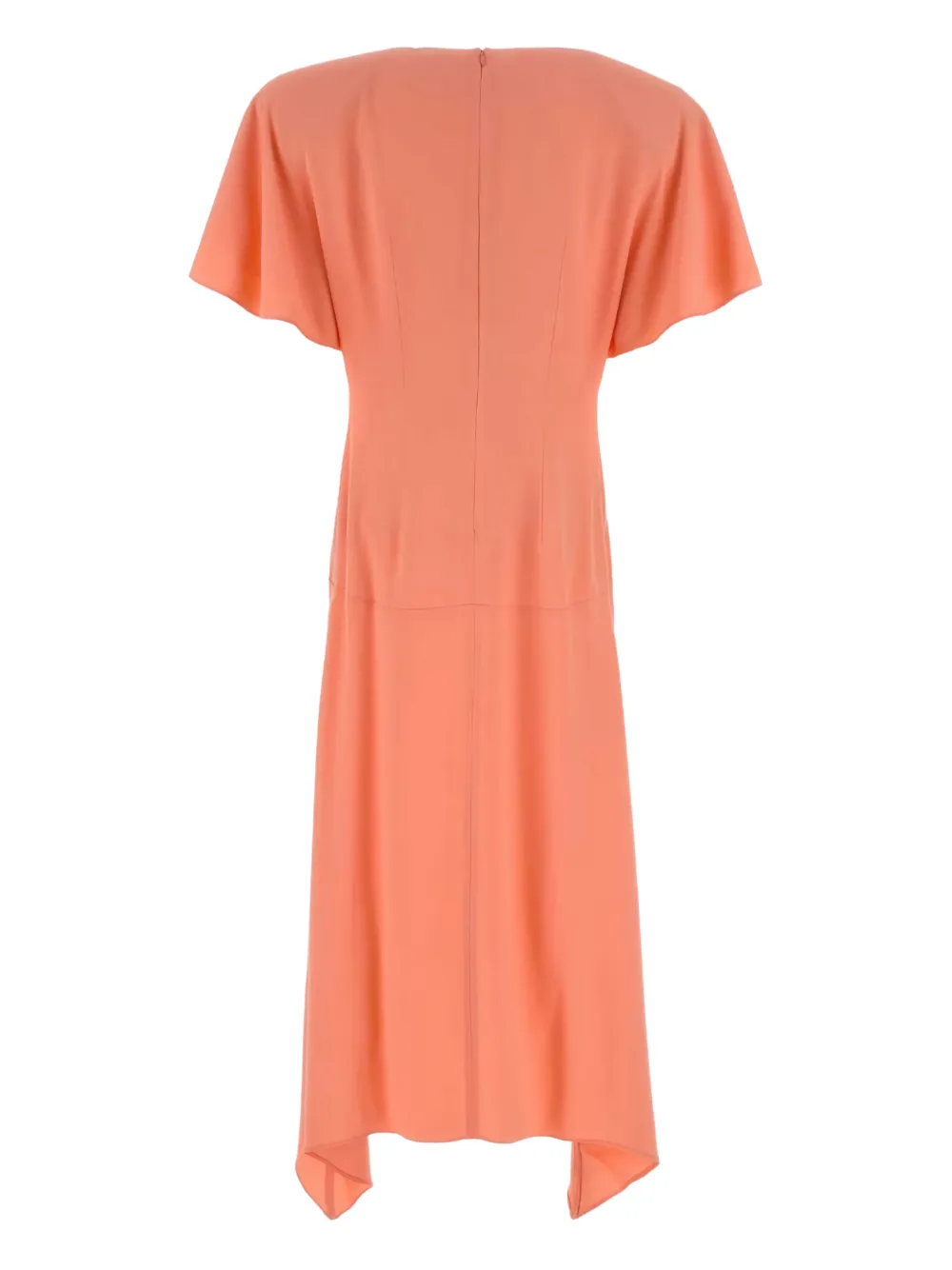 Stella McCartney Midi-jurk met V-hals Oranje