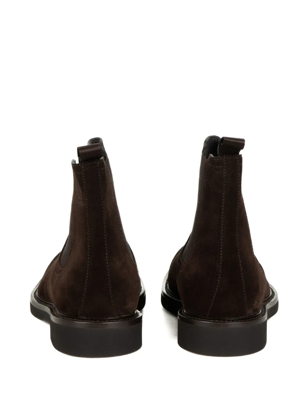 Neil Barrett Suède laarzen met vlakken Bruin