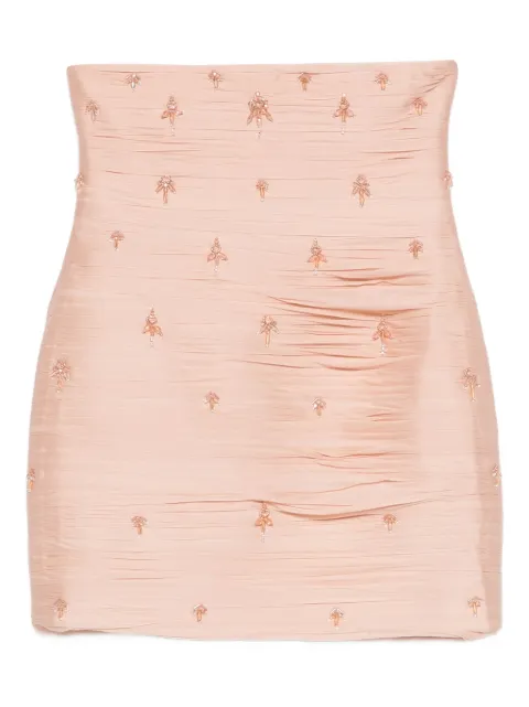 M.Marquise Sonja embroidered mini skirt