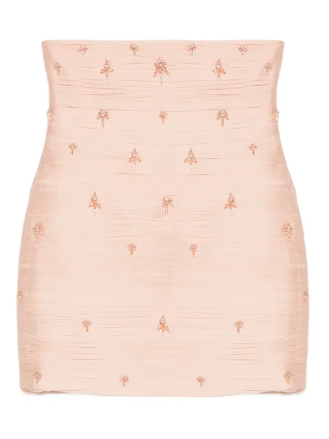 M.Marquise Sonja embroidered mini skirt