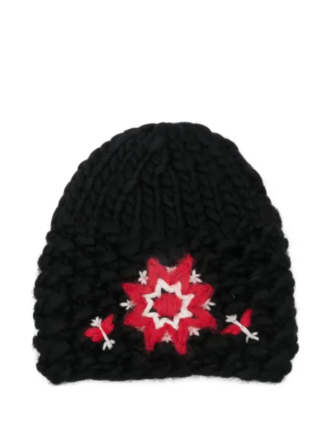 Moncler Grenoble star-appliqué beanie