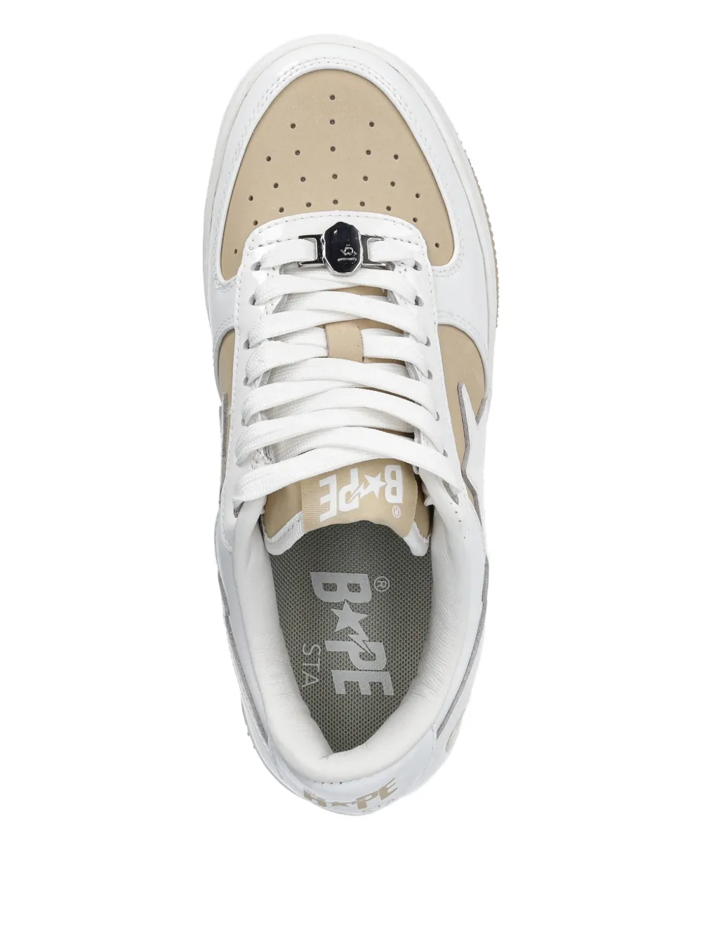 A BATHING APE BAPE STA #6 L sneakers met logo Wit