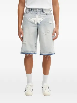 A BATHING APE® ダメージ ショートパンツ | グレー | FARFETCH JP