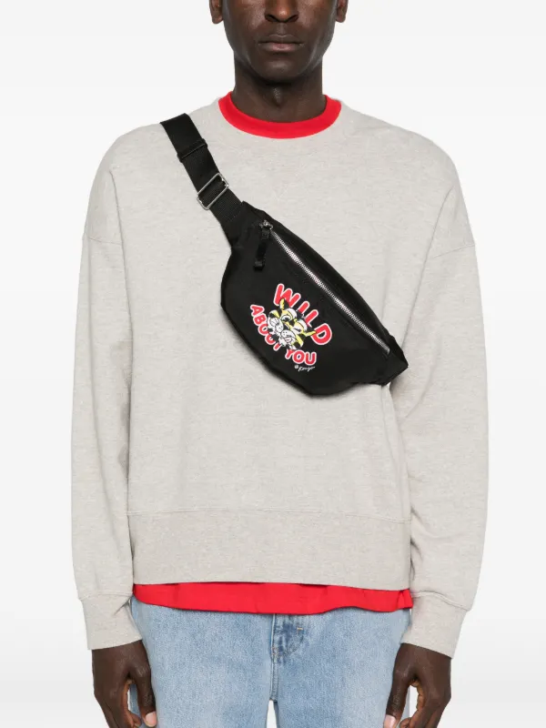 KENZO TIGERベルト バッグ Kenzo Wild Tiger Belt Bag | Black | FARFETCH AO