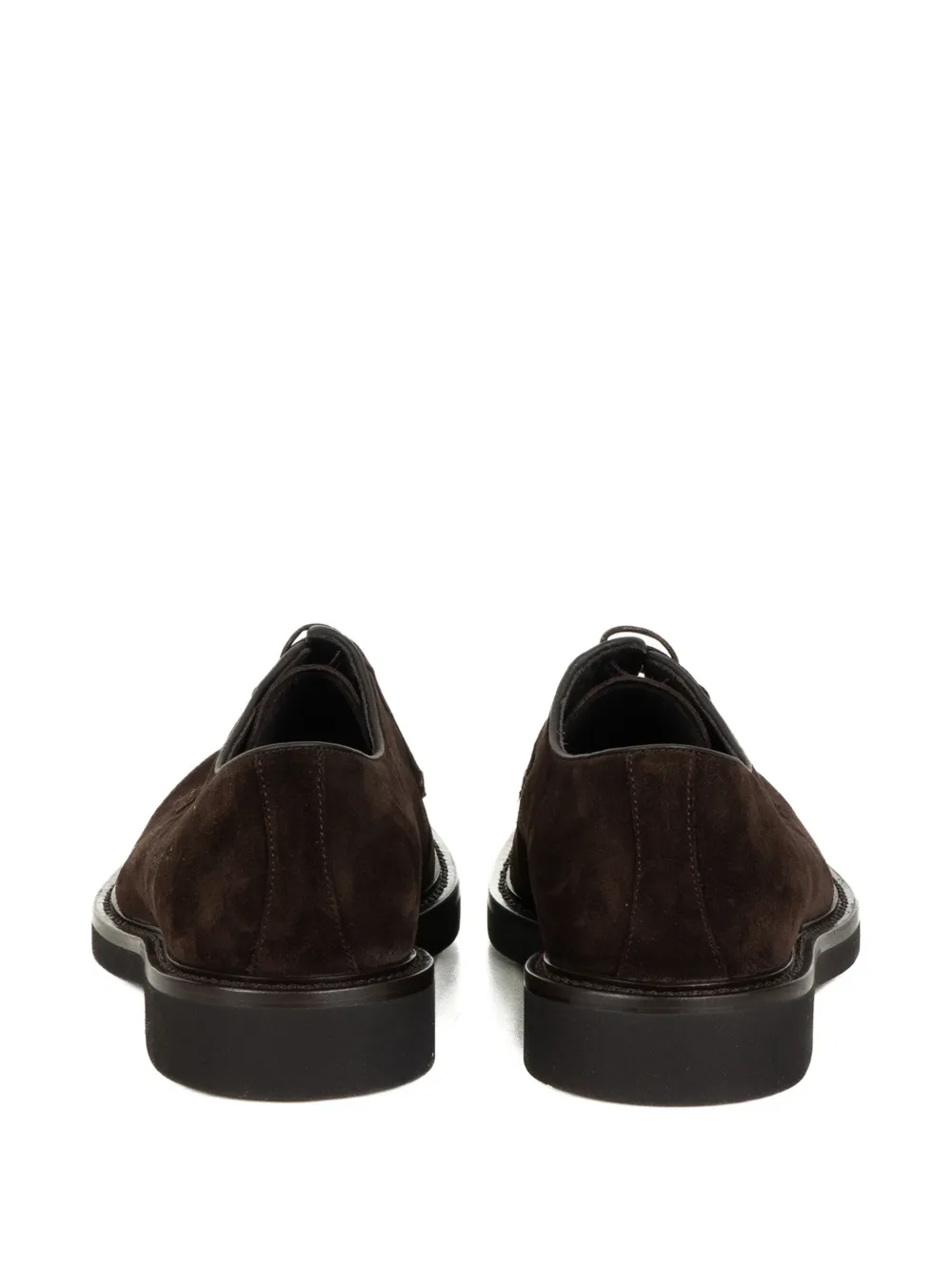 Neil Barrett Suède derby schoenen Bruin