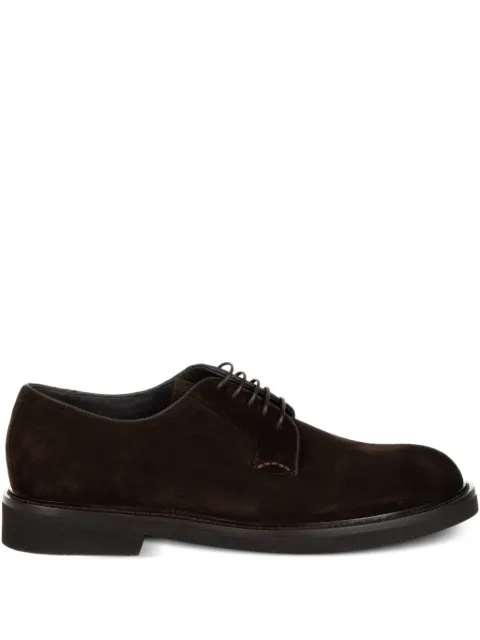 Neil Barrett lace-up suede derby shoes