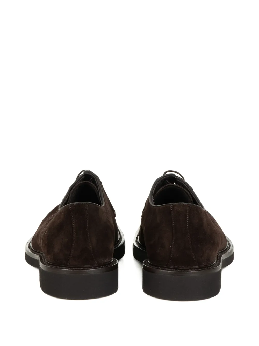 Neil Barrett Suède derby schoenen Bruin