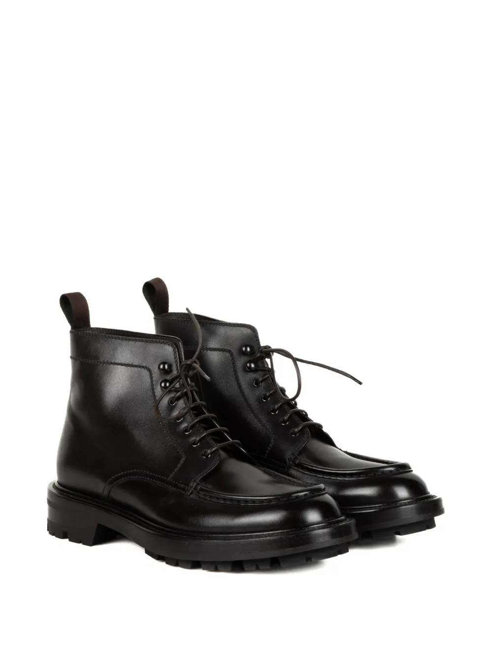 Neil Barrett lace-up panelled boots | Hiking Boots | Image 2