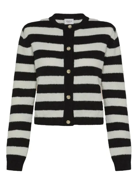 Cruna Sira striped buttoned cardigan