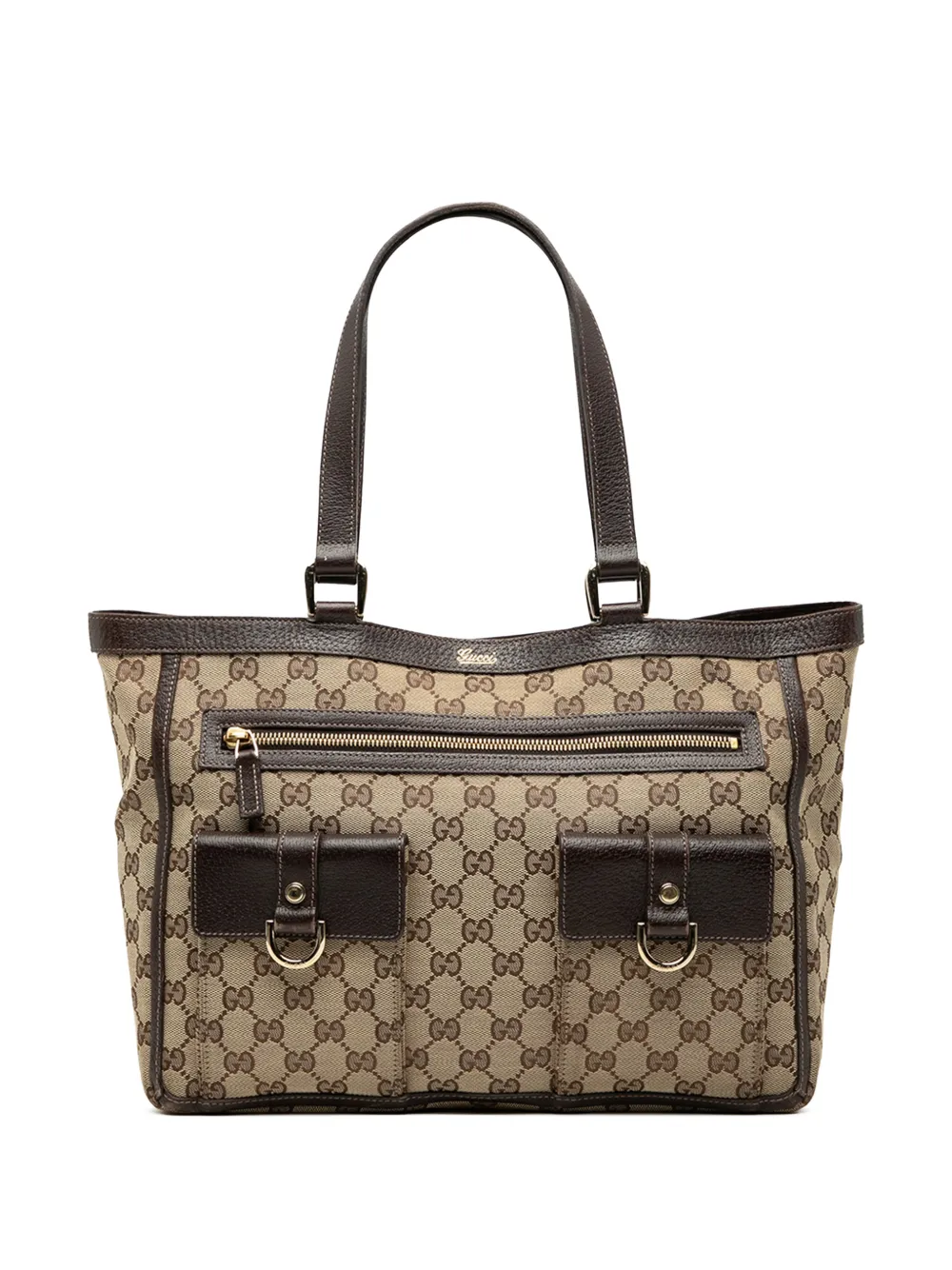 Gucci Pre-Owned 2000-2015 GG Canvas Abbey D Ring Pocket tote bag | Brown | Image 1
