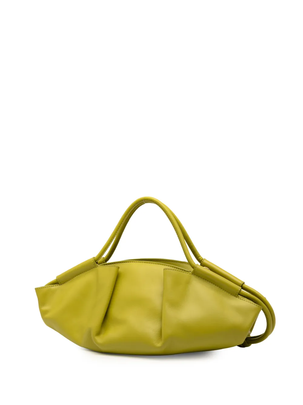 LOEWE Pre-owned 2022 Small Leather Paseo Satchel In Green