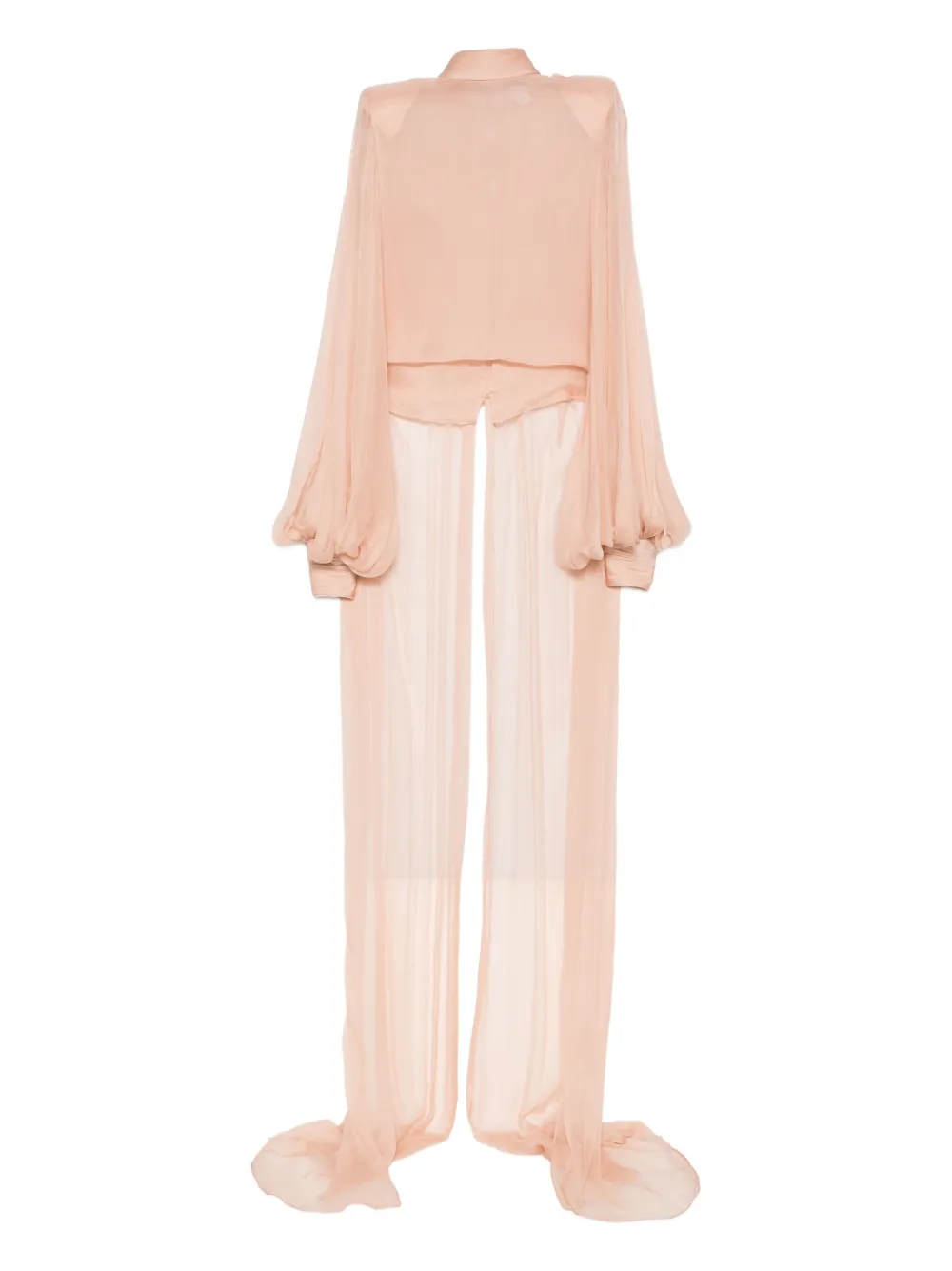 M.Marquise Sonja balloon-sleeve blouse - Pink