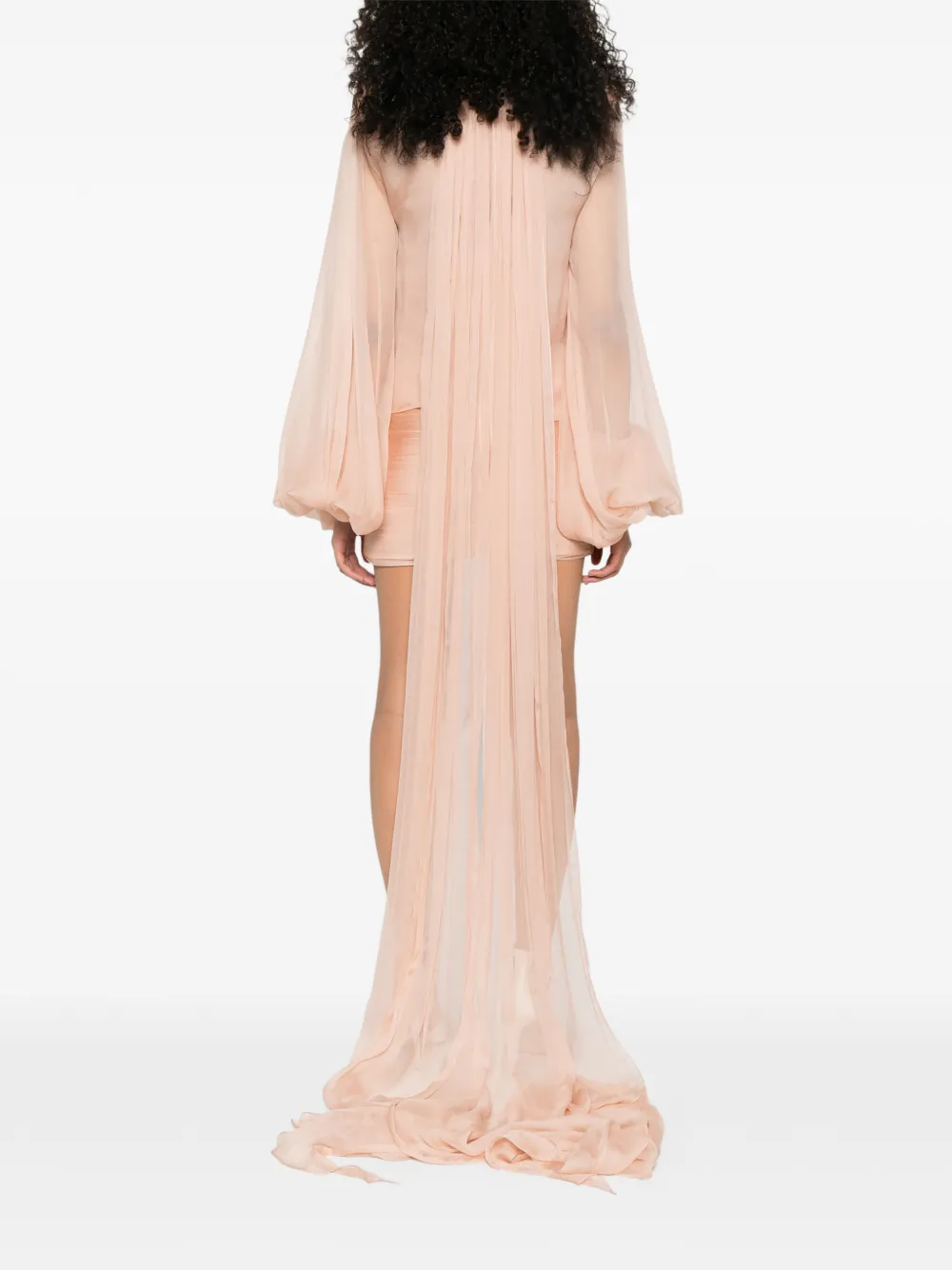 M.Marquise Sonja blouse met ballonmouwen Roze
