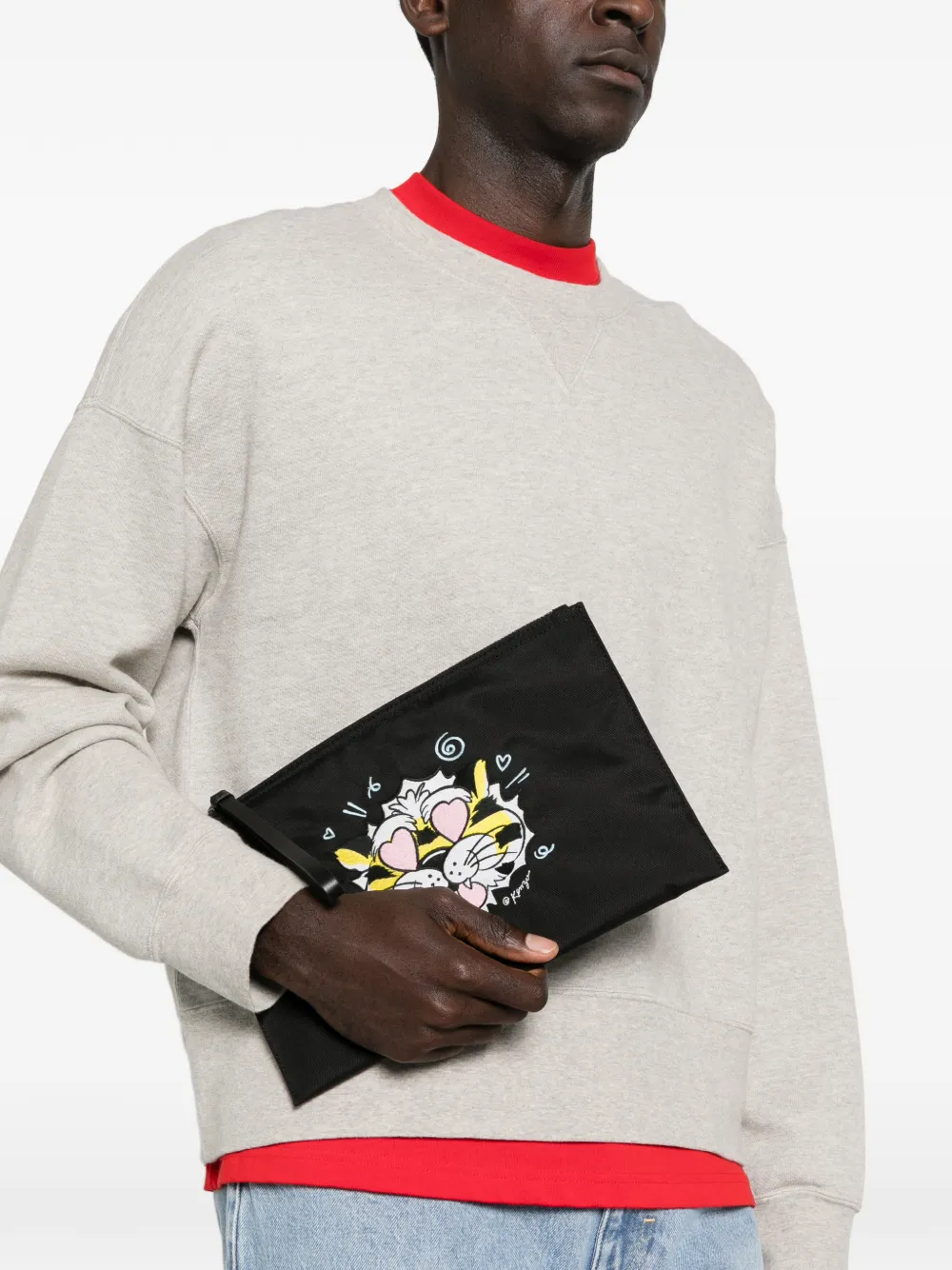 Kenzo large Tiger clutch bag | Image 2