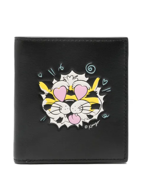 Kenzo tiger-graphic bifold wallet