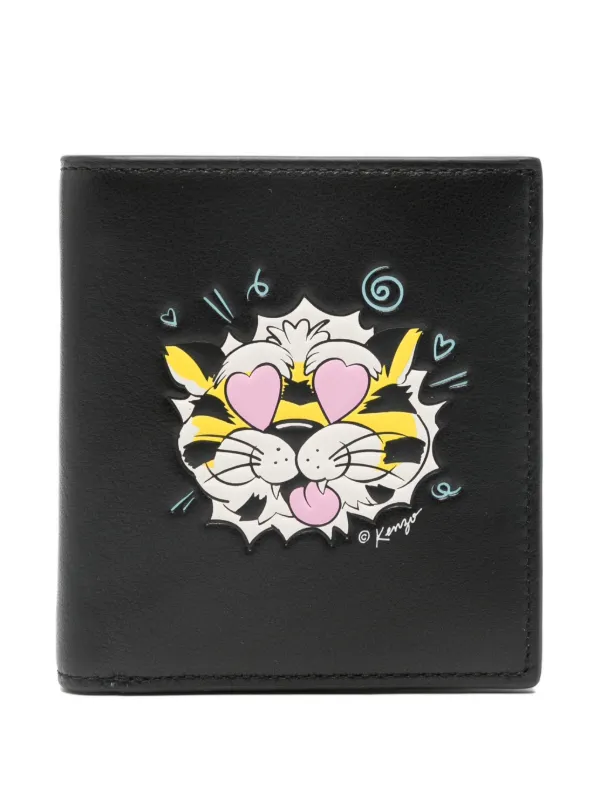 cocona KENZO 2つ折り財布 KENZO - KENZO ケンゾー クロコダイル型押しレザー 二つ折り 財布
