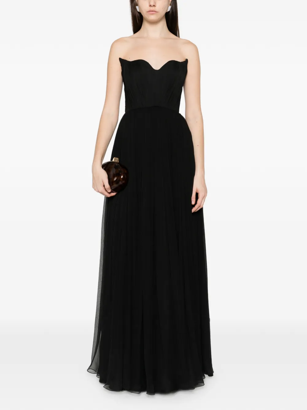 M.Marquise Dayana maxi dress - Zwart
