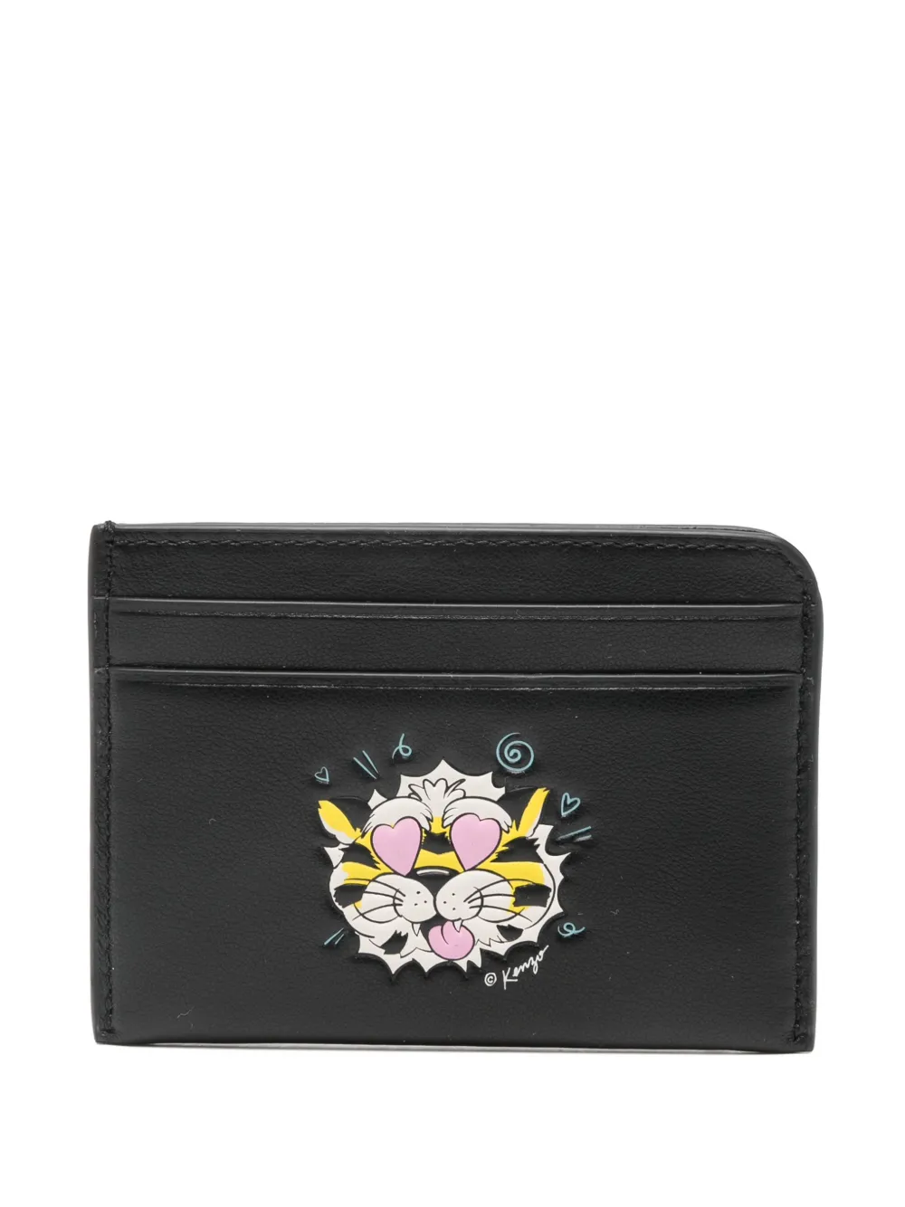 Kenzo cartoon-print cardholder | Black | Image 1