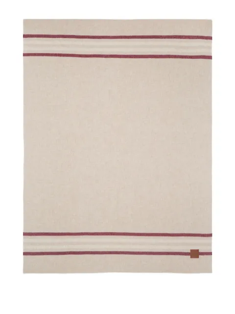 CAFÉ KITSUNÉ logo-patch blanket