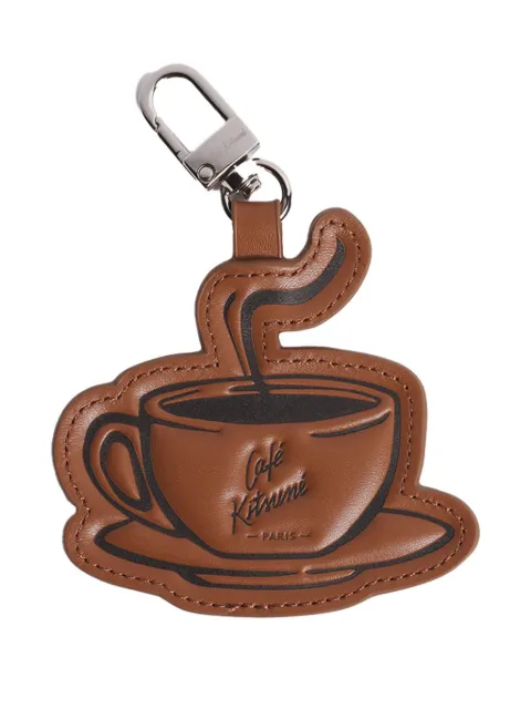 CAFÉ KITSUNÉ leather keyring