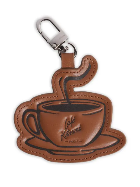 CAFÉ KITSUNÉ leather keyring