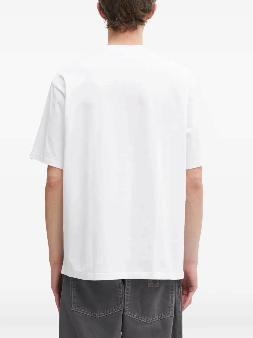 A BATHING APE Vacation Pattern Ape Head T-shirt Wit